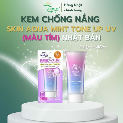 Kem chống nắng Skin Aqua Tone Up UV 80g (Màu tím)